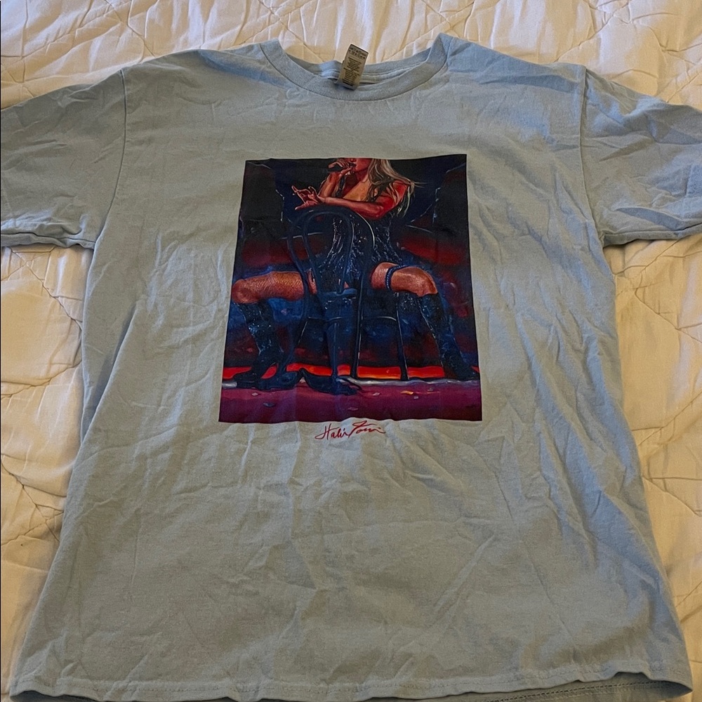 Light Blue Graphic Tee